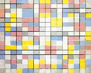 Piet Mondrian Composition with Grid IX painting